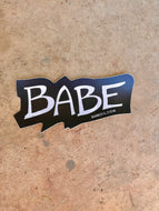 BIG BABE sticker